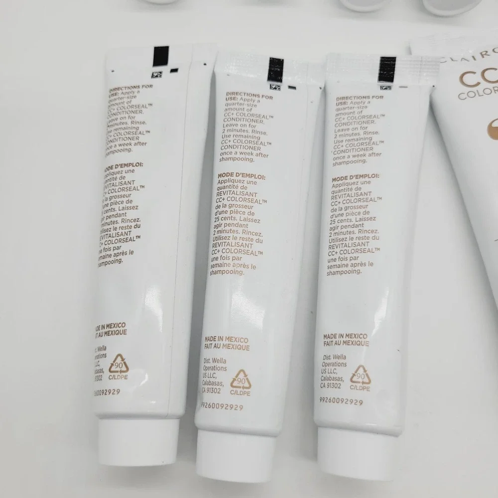 NEW Lot 18 Clairol Nice 'N Easy # 3 CC + Colorseal Conditioner 1.86 Fl Oz Tubes